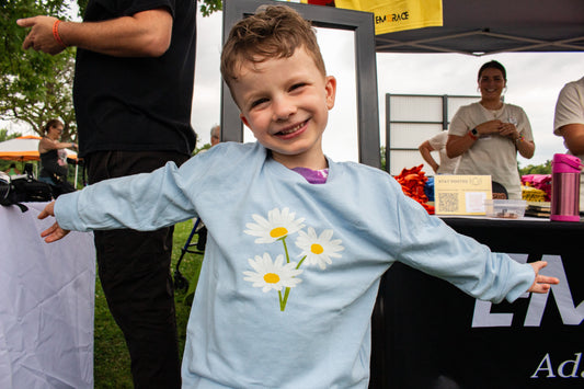 Daisy Light Blue Long Sleeve Shirt