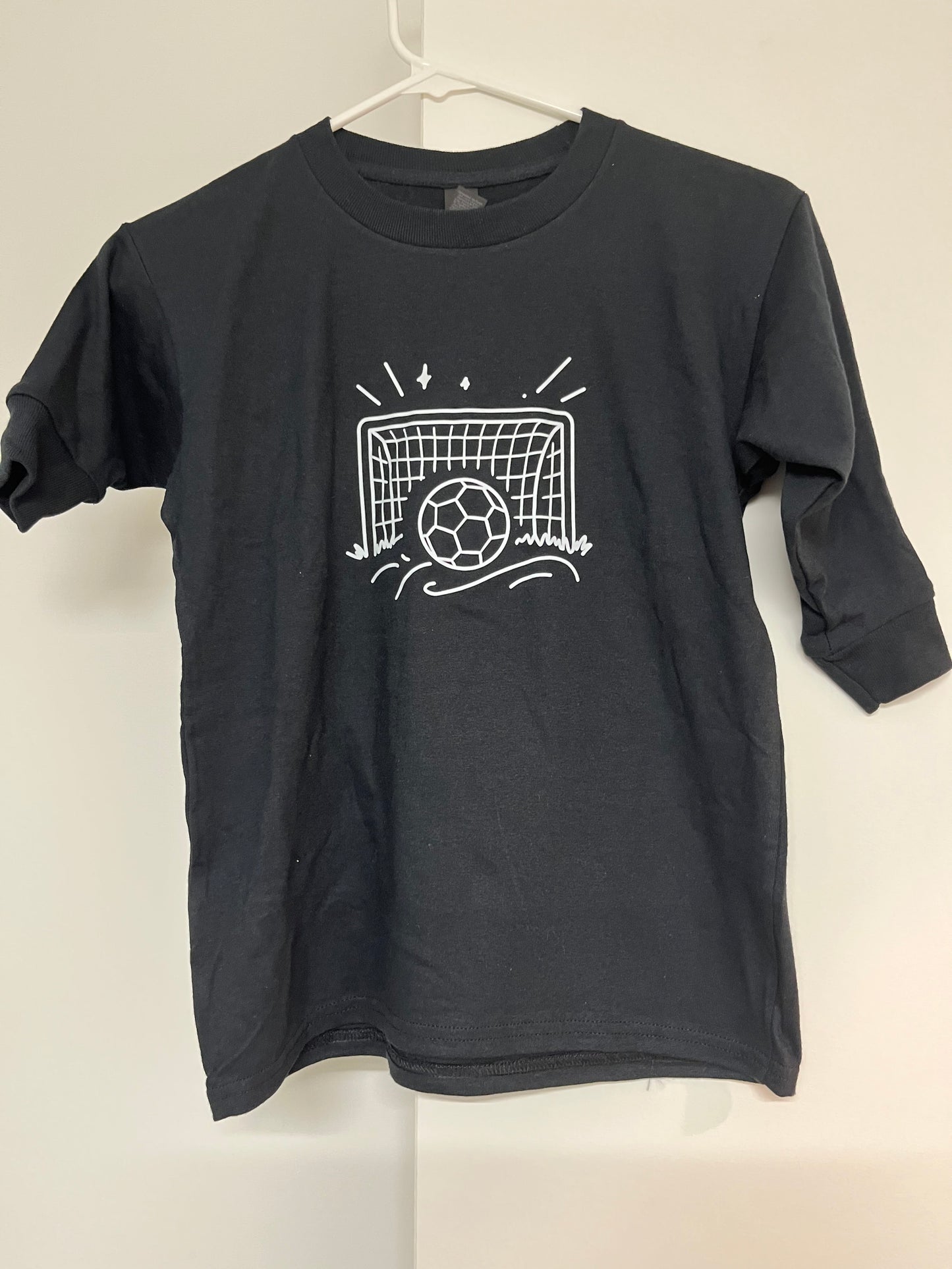 Youth Soccer Goal Long Sleeve Shirt