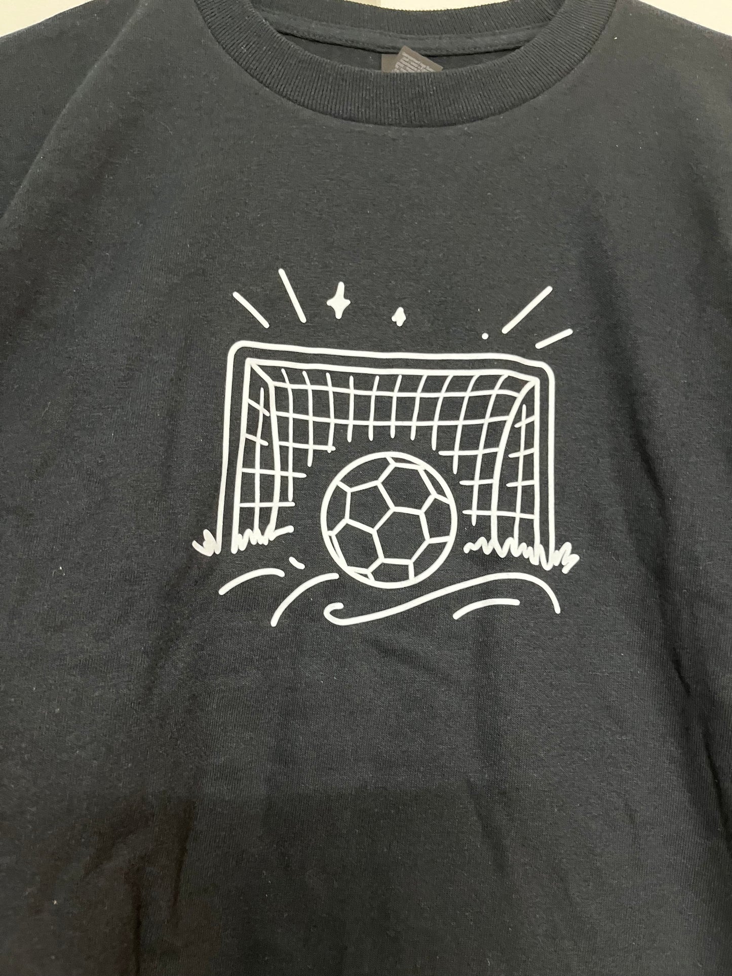 Youth Soccer Goal Long Sleeve Shirt