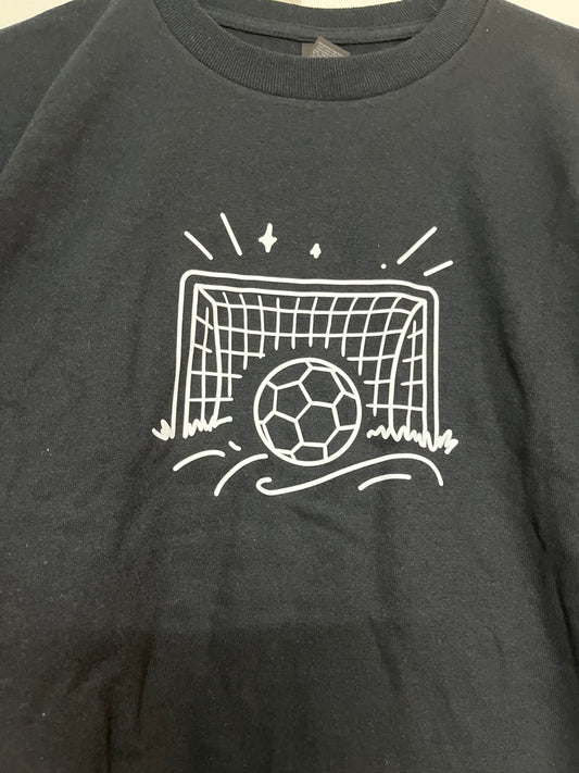 Youth Soccer Goal Long Sleeve Shirt