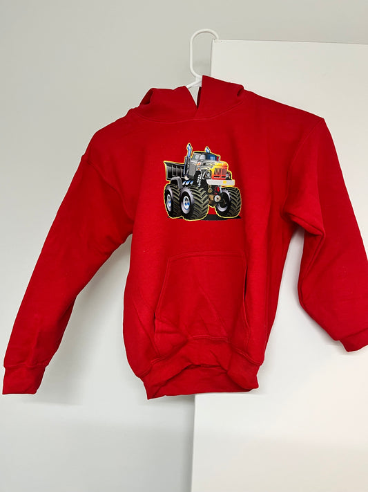 Youth Monster Truck Hoodie