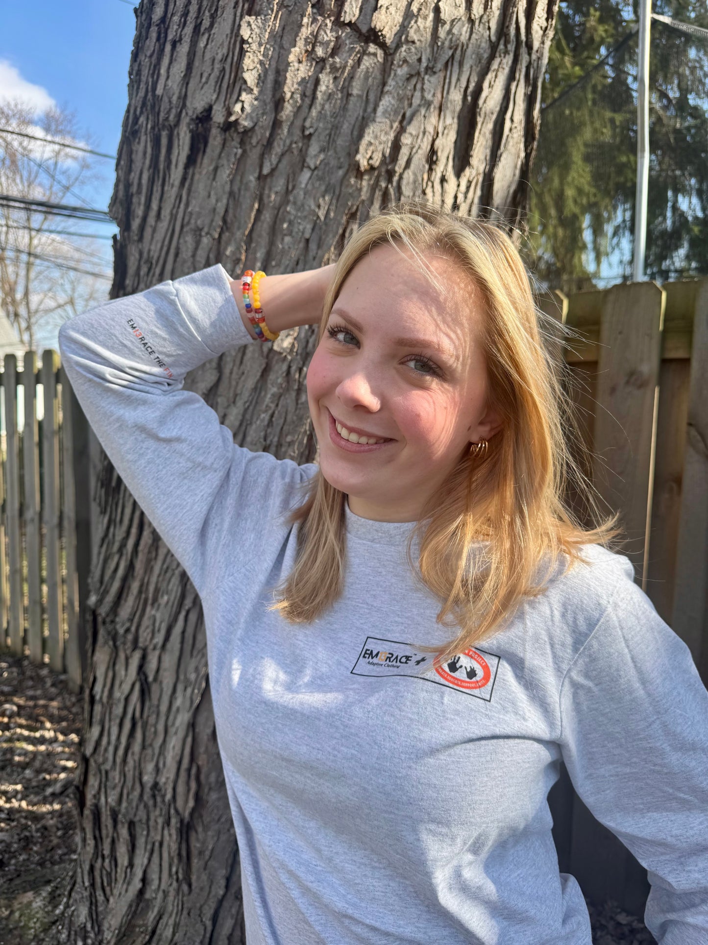 Lucky Fin X EM13RACE Collab Long Sleeve ADAPTED LONG SLEEVE SHIRT