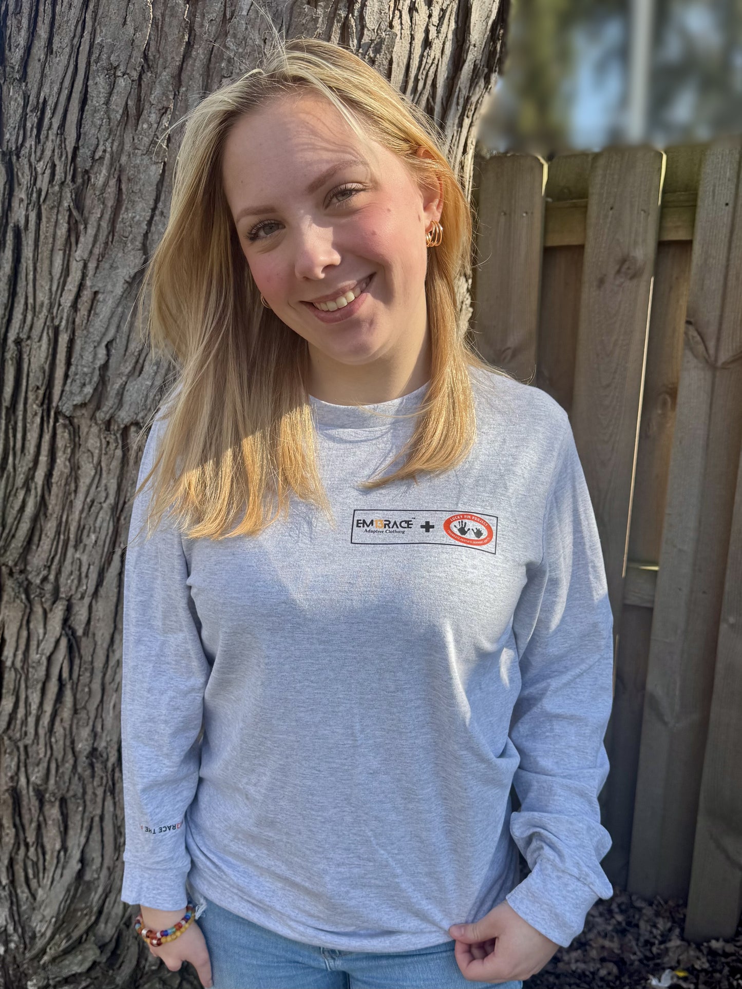 Lucky Fin X EM13RACE Collab Long Sleeve ADAPTED LONG SLEEVE SHIRT